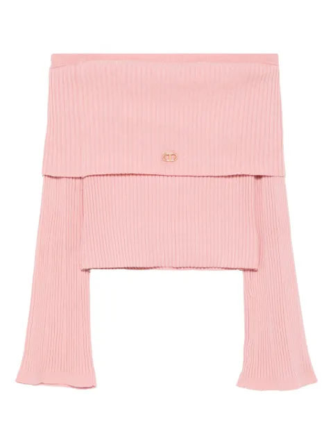 TWINSET Kids Schulterfreier Pullover