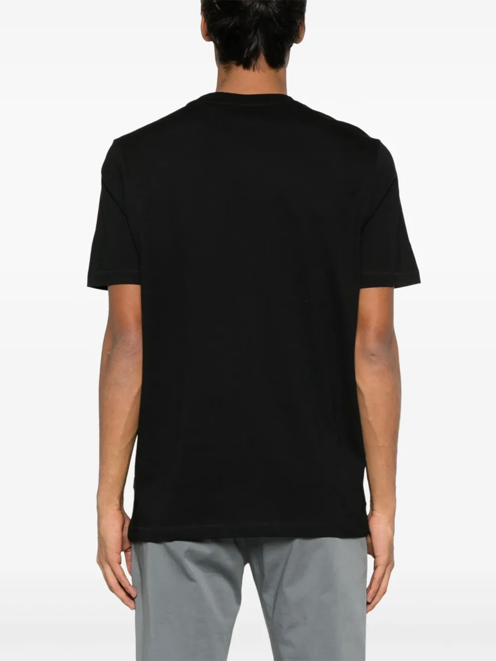 BOSS T-shirt met logoprint Zwart