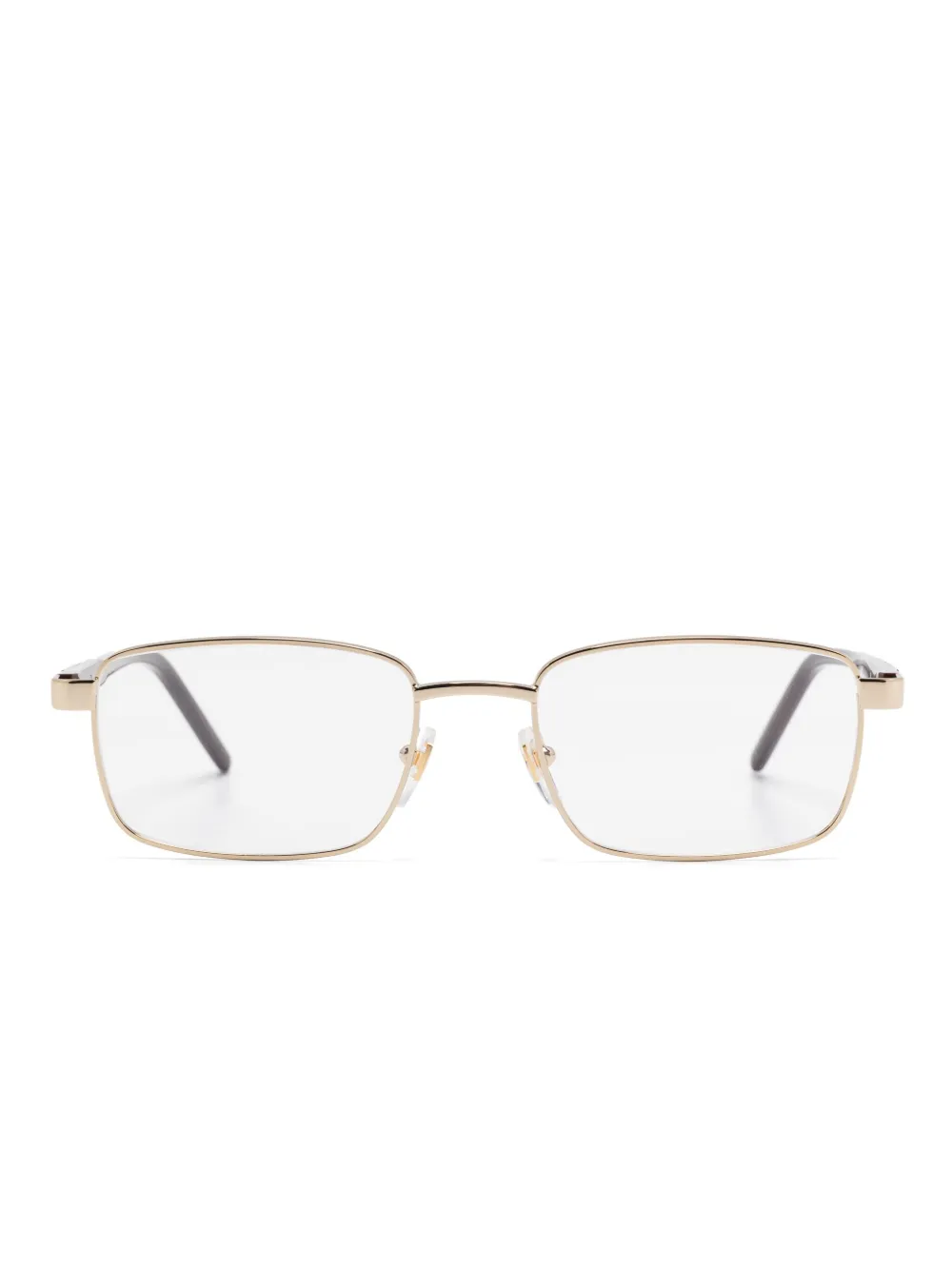 Gucci Eyewear lentes con armazón rectangular | dorado | Image 1