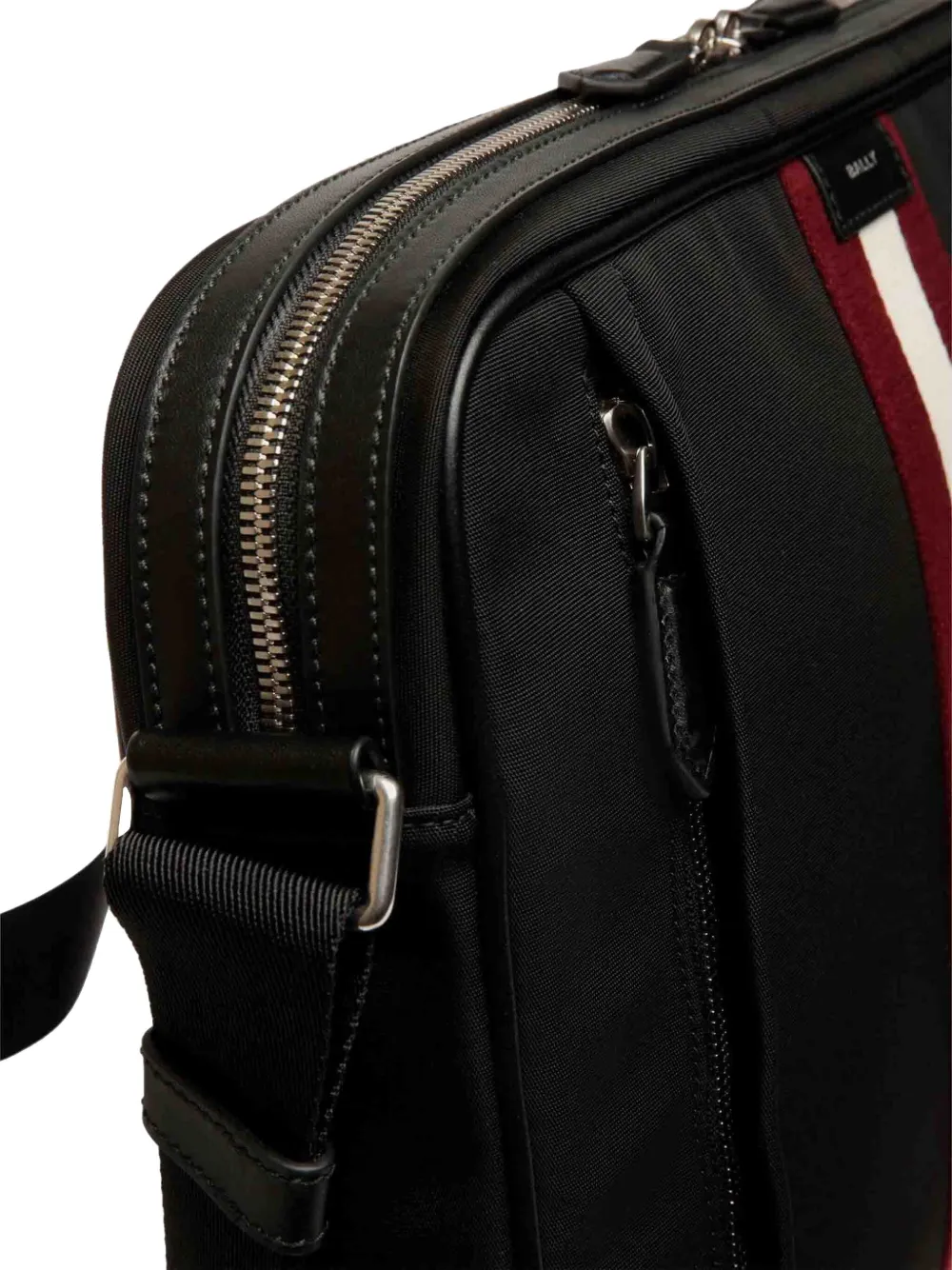 Bally Aktetas met streepdetail Zwart
