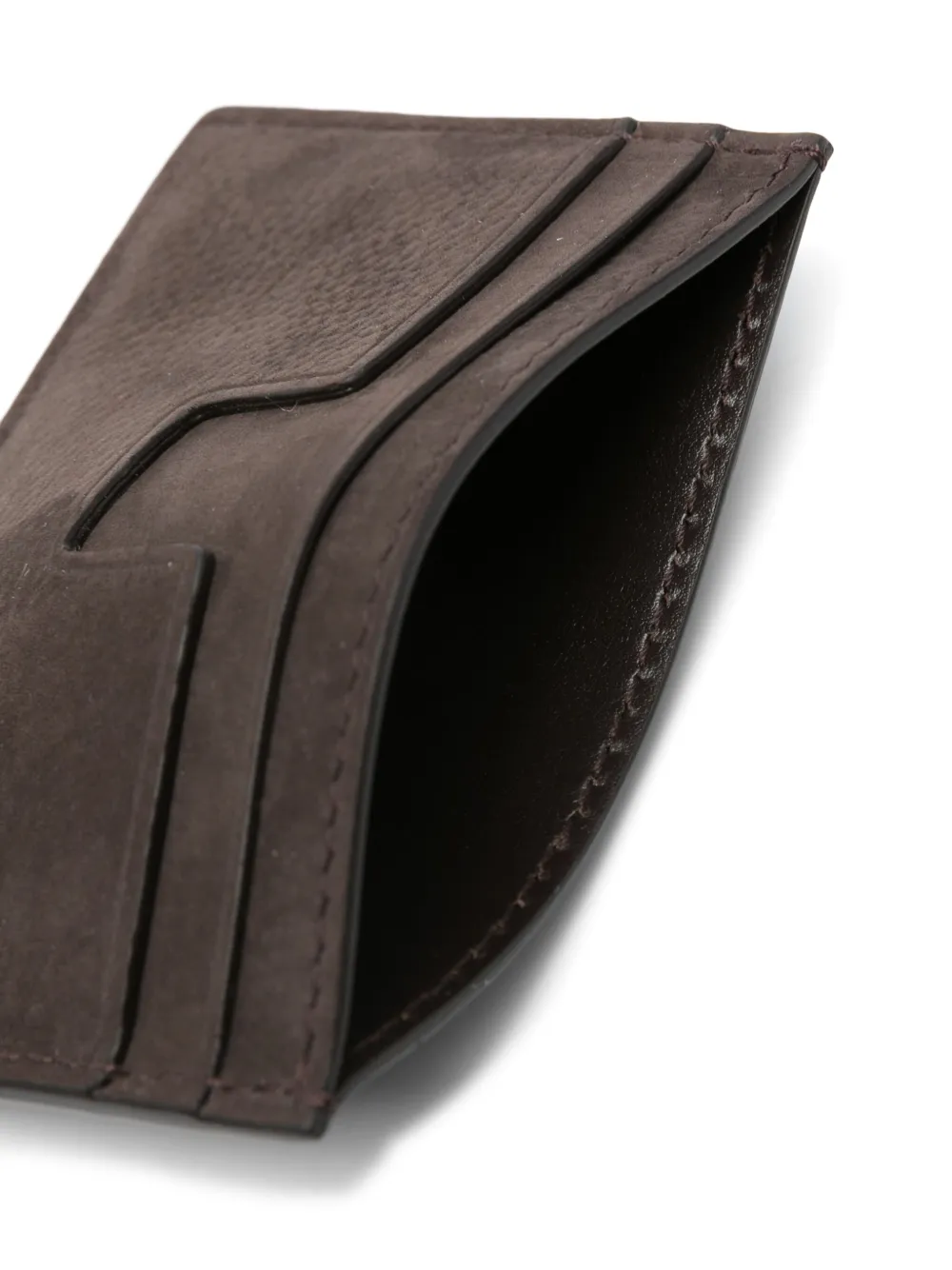 TOM FORD Leren pasjeshouder Bruin
