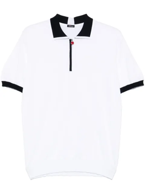 Kiton knitted polo shirt