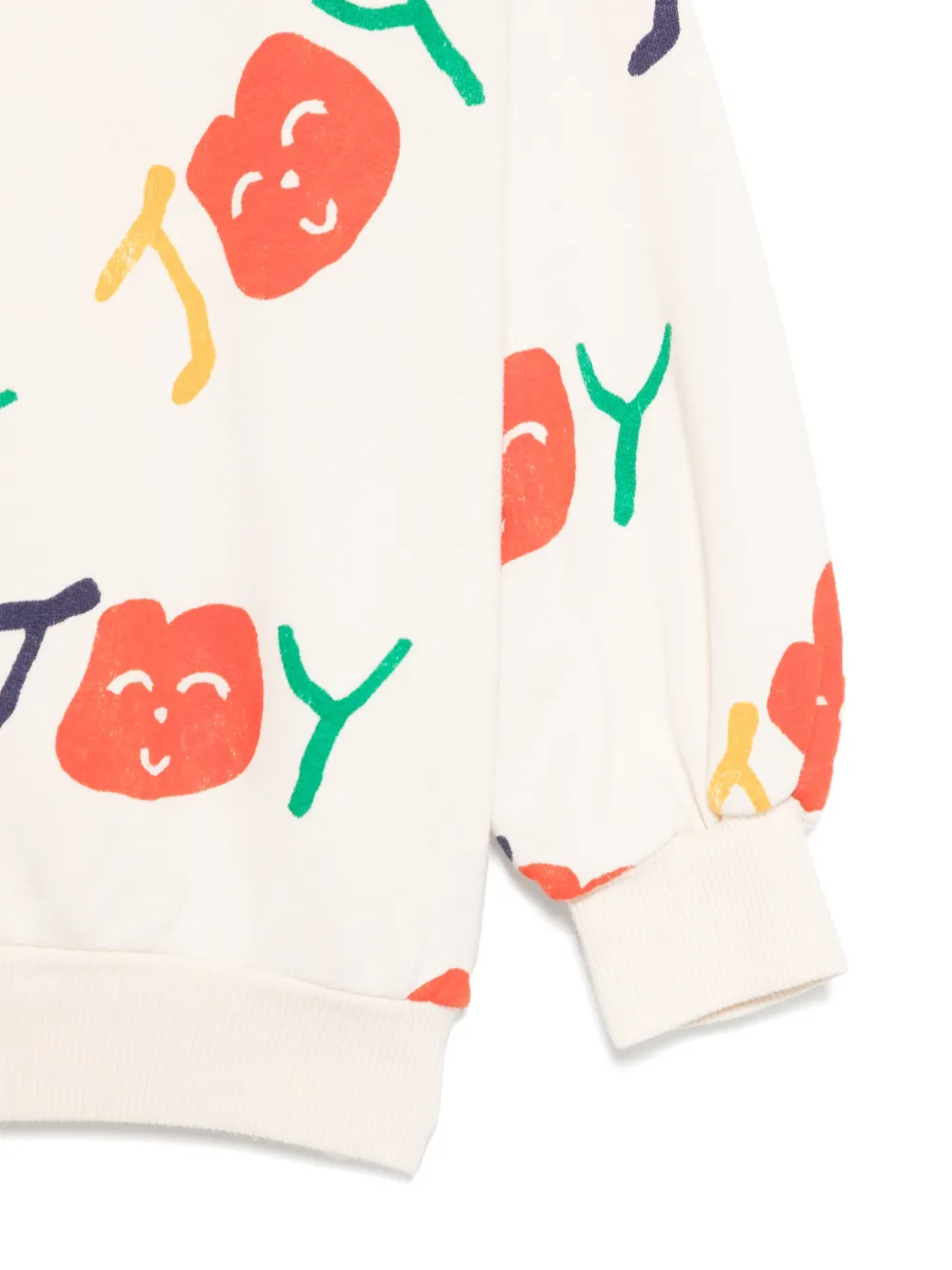 Bobo Choses Smiling sweater Beige