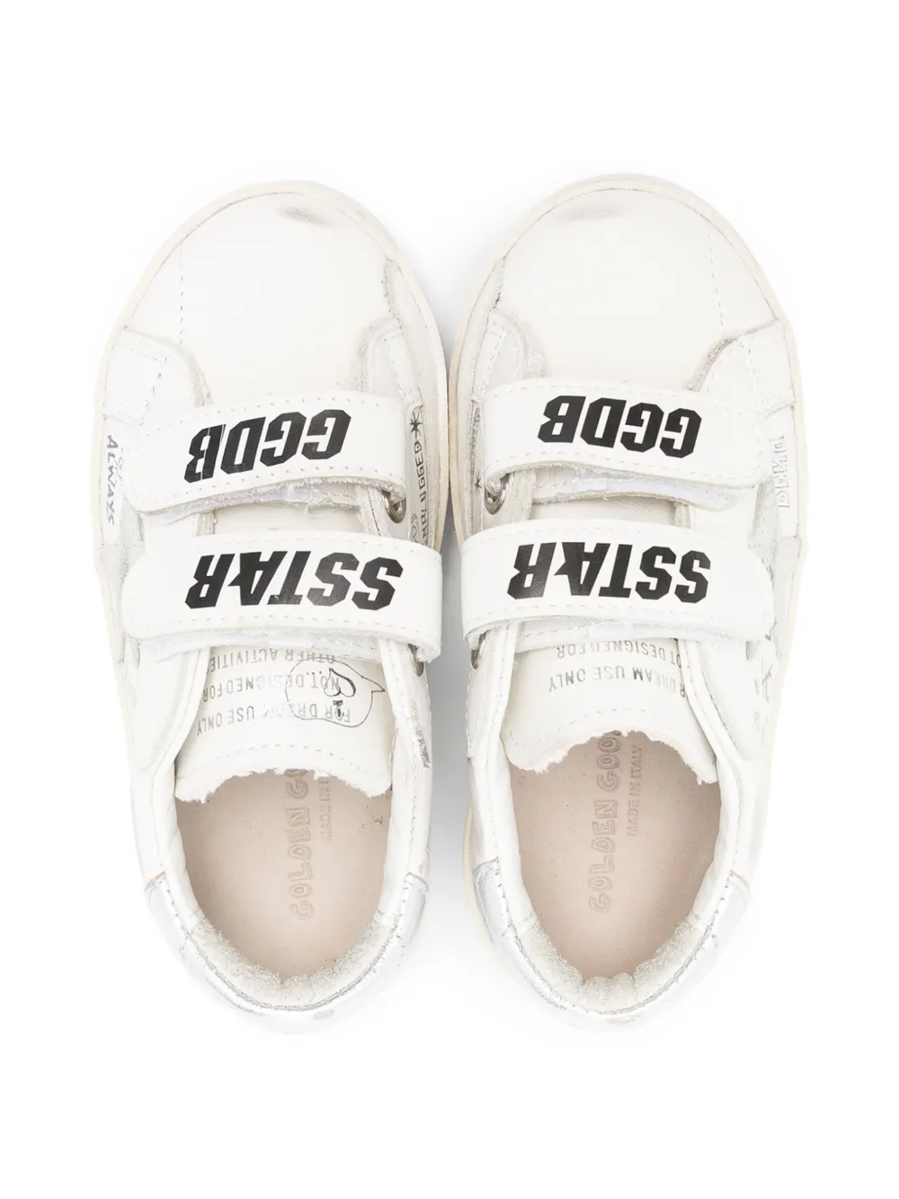 Golden Goose Kids Old School sneakers Wit