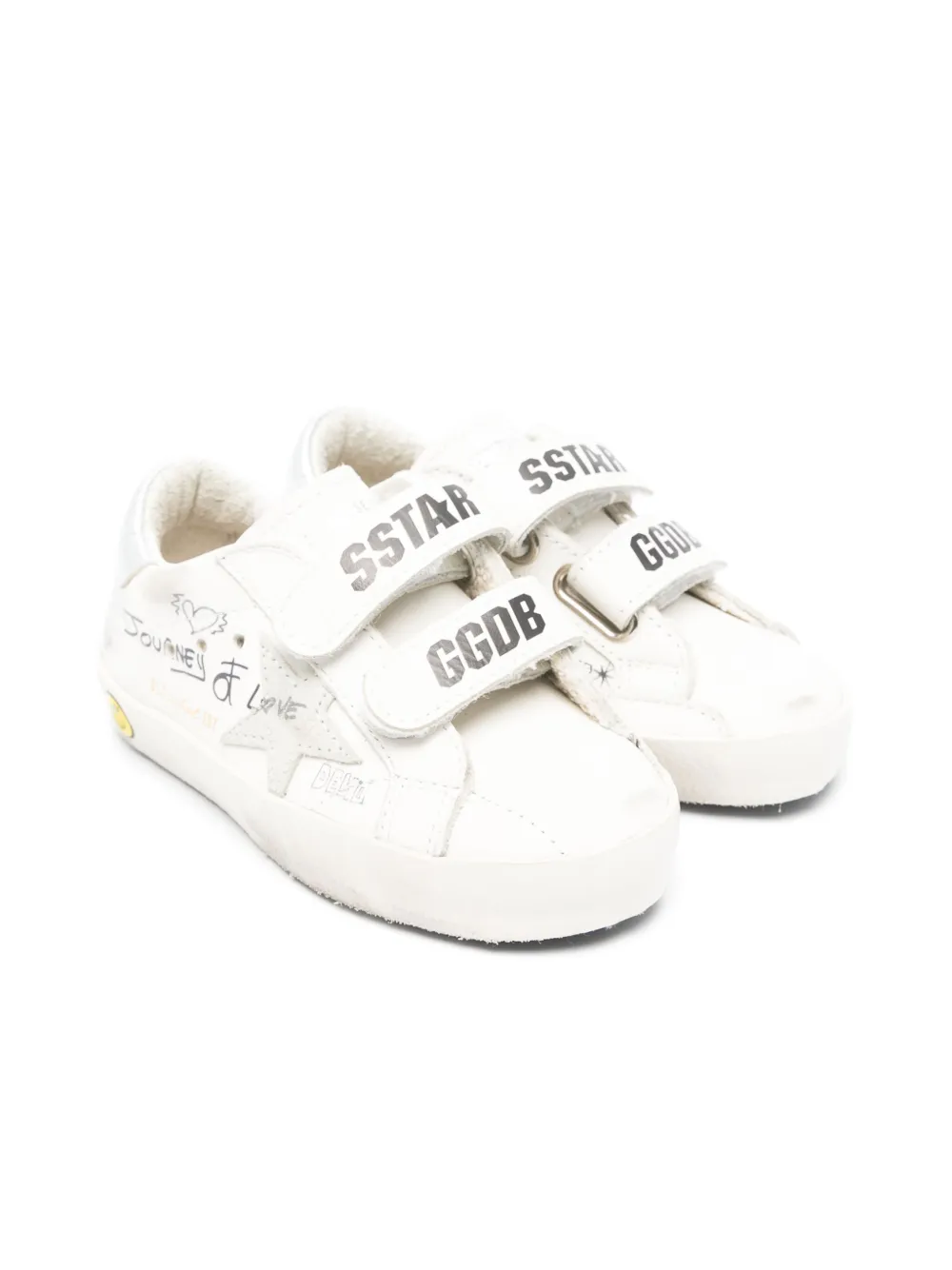 Golden Goose Kids Old School sneakers Wit