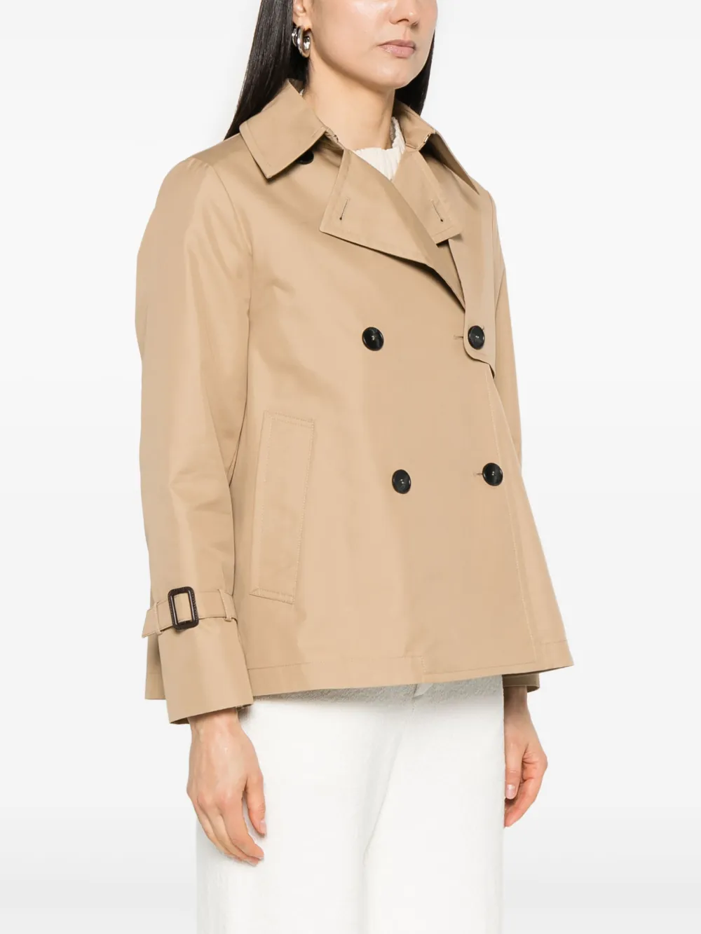 Weekend Max Mara Biglia Peacoat In Beige