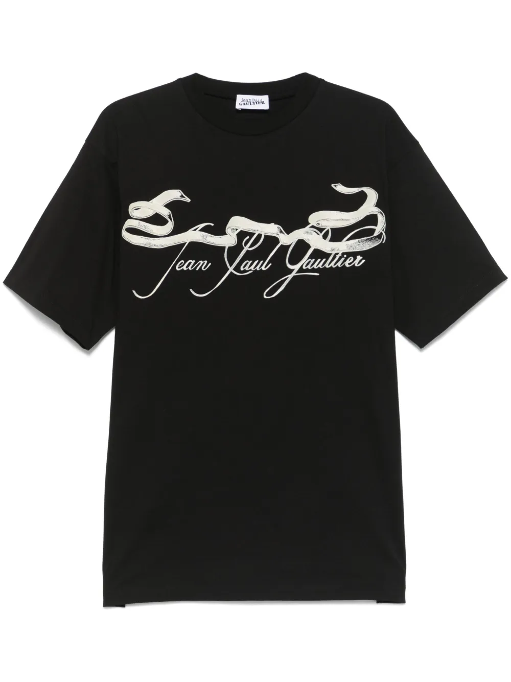 Jean Paul Gaultier T-shirt met logoprint Zwart