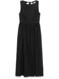 Matteau tie back midi dress - Black