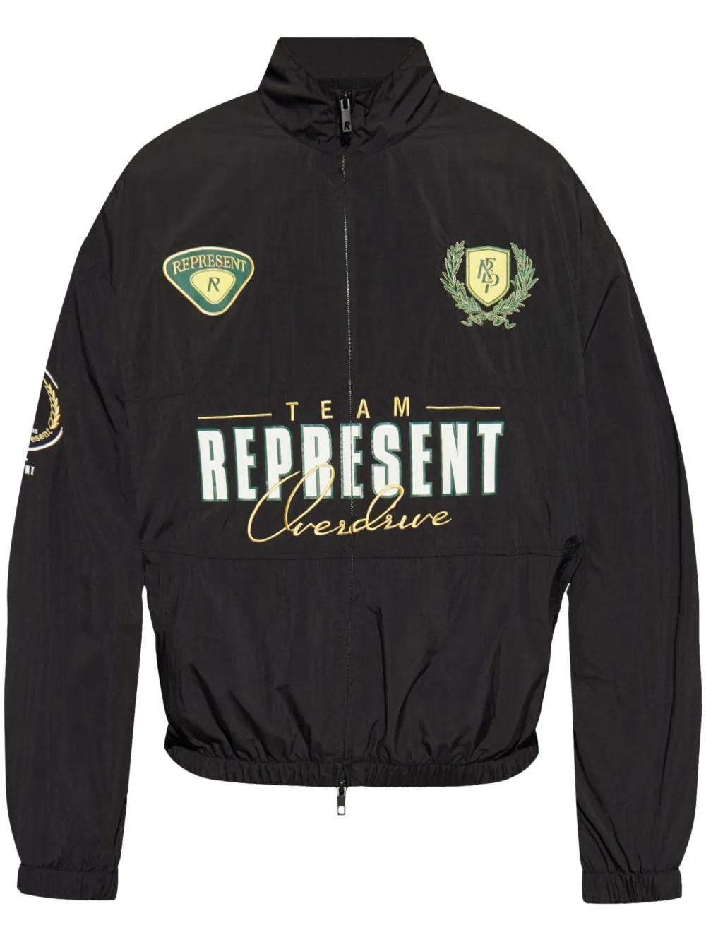 Represent Black 'world Championship' Track Jacket In Schwarz