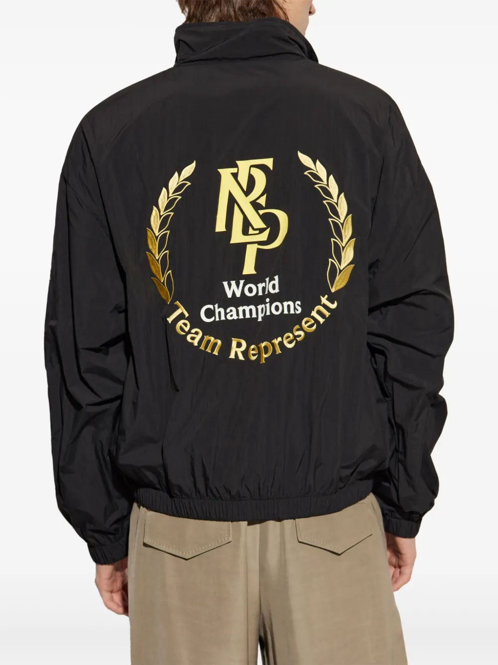 Represent Black 'world Championship' Track Jacket In Schwarz