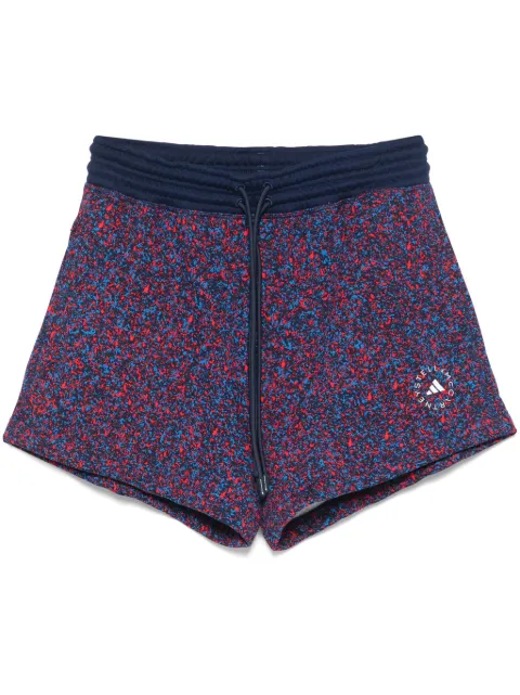 adidas by Stella McCartney printed terry shorts
