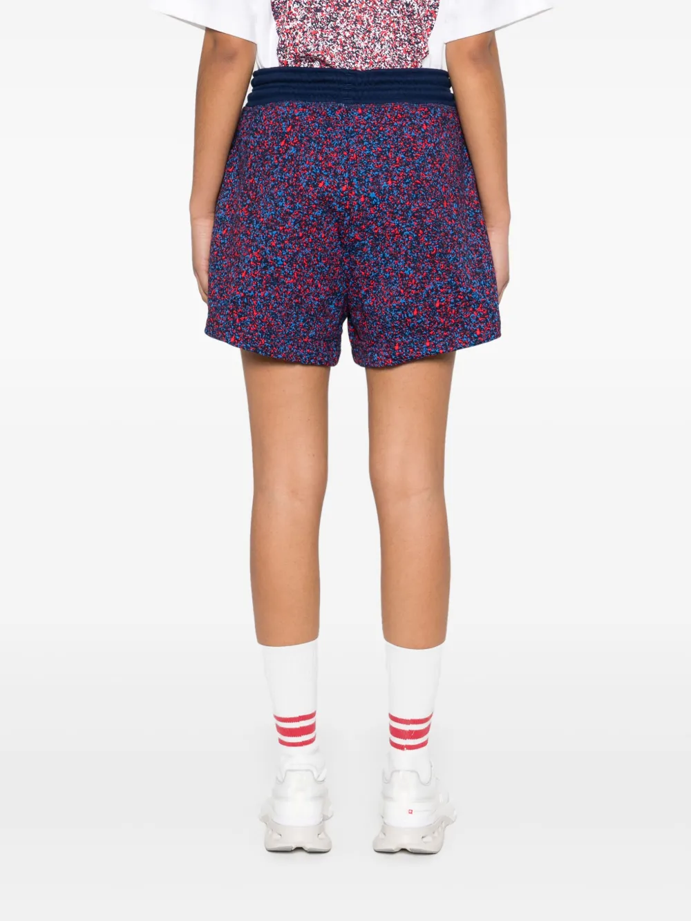 adidas by Stella McCartney Badstof shorts met print Blauw