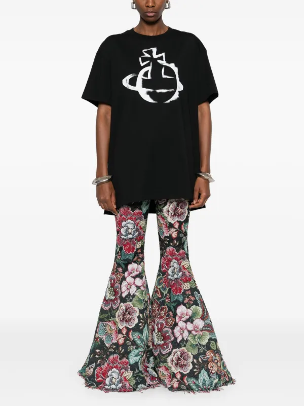 Vivienne Westwood Stencil Orb Tシャツ | ブラック | FARFETCH JP