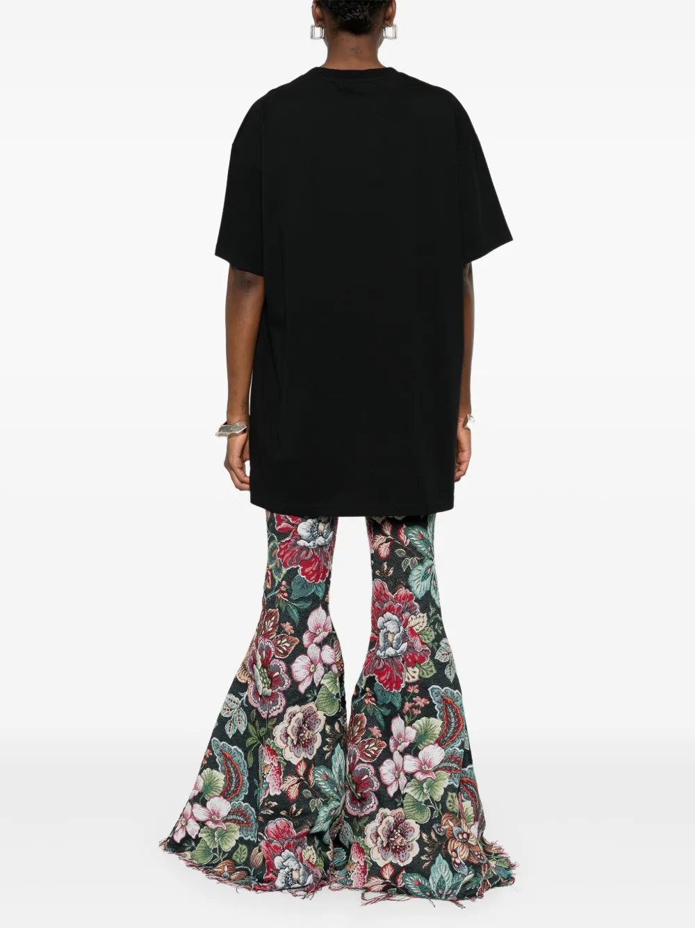 Shop Vivienne Westwood Stencil Orb T-shirt In Black