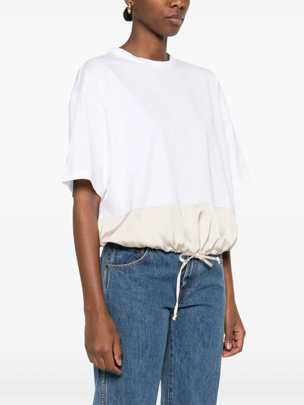 Fabiana Filippi Top met vlakken Wit