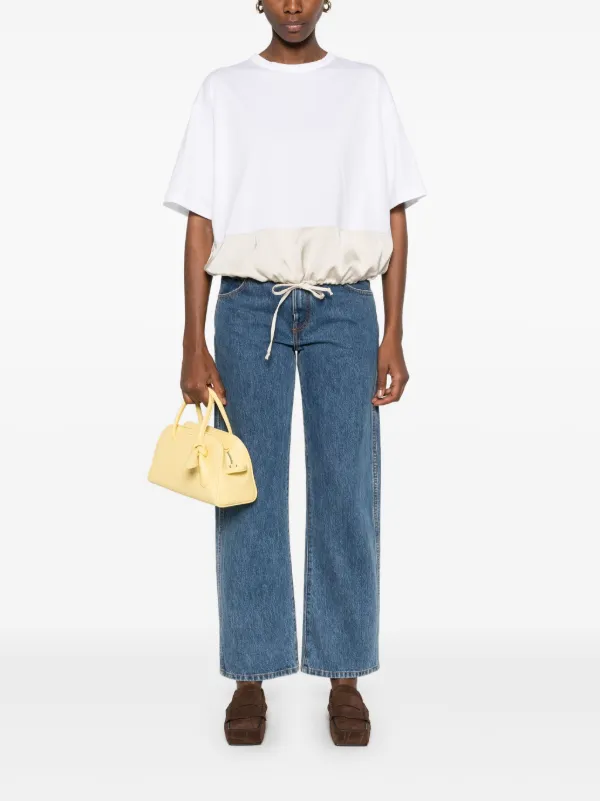 [FABIANA FILIPPI] ビスコースボディ Fabiana Filippi Vネック ボディスーツ | ブラック | FARFETCH JP