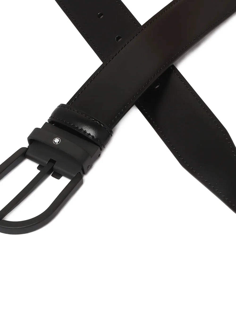 Montblanc leather belt - Zwart