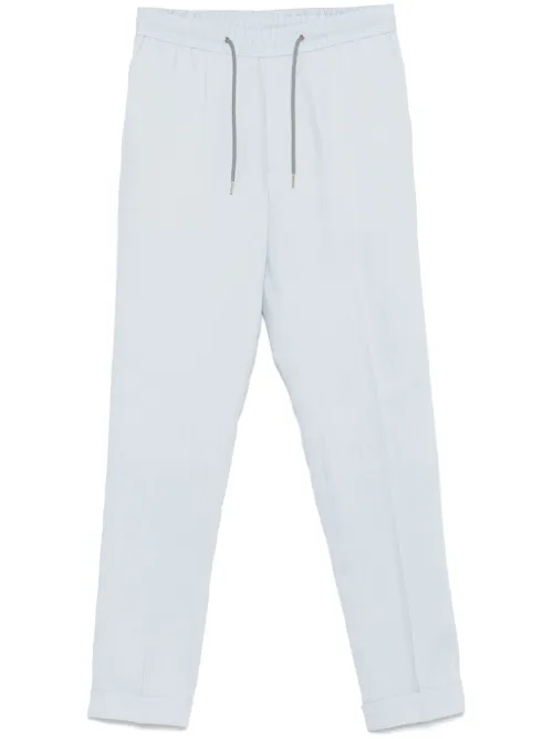 Pantalon en lin à lien de resserrage - Paul Smith - Modalova