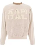 KAPITAL logo-jacquard sweatshirt - Neutrals