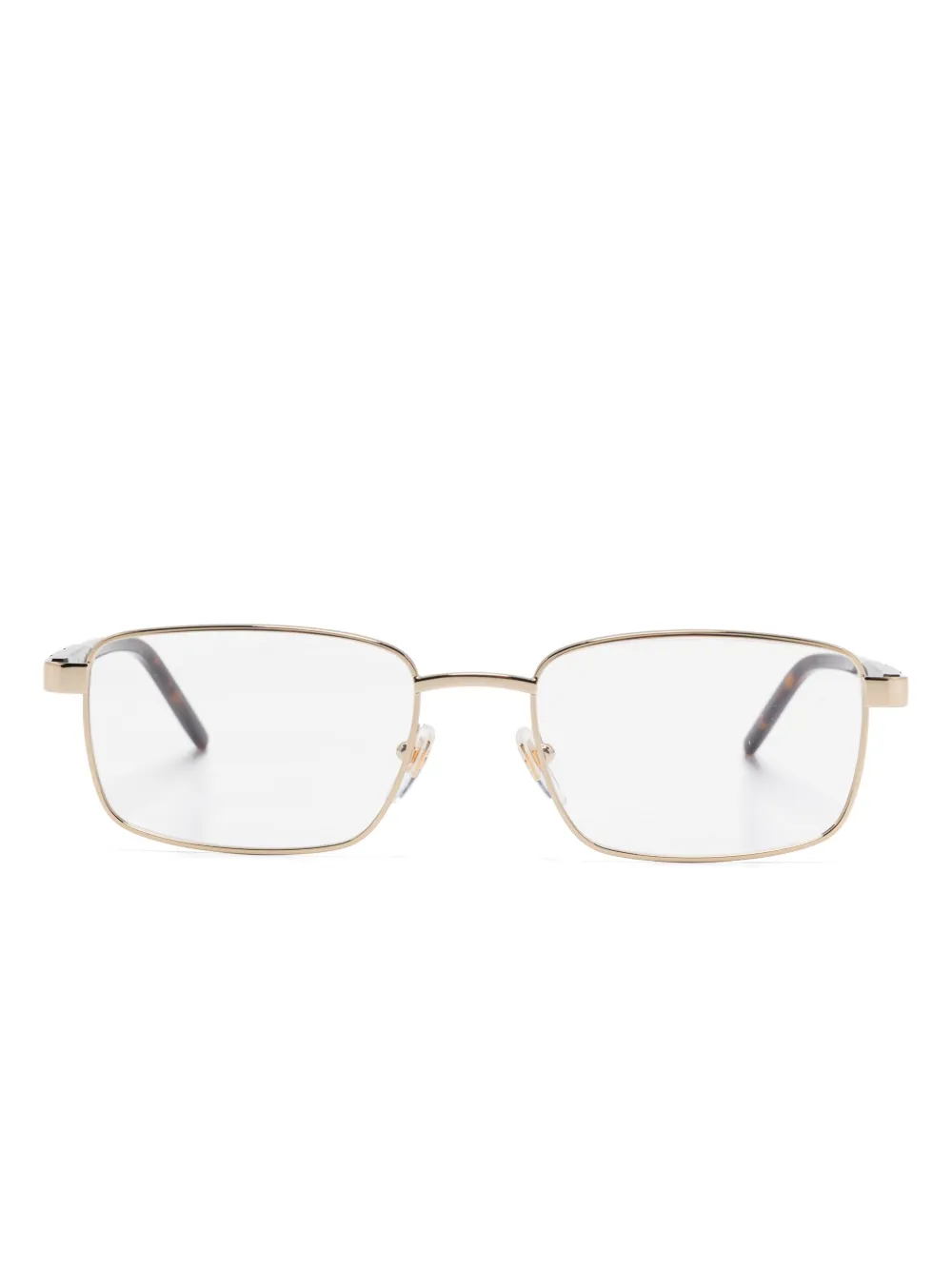Gucci Eyewear lentes con armazón rectangular | dorado | Image 1