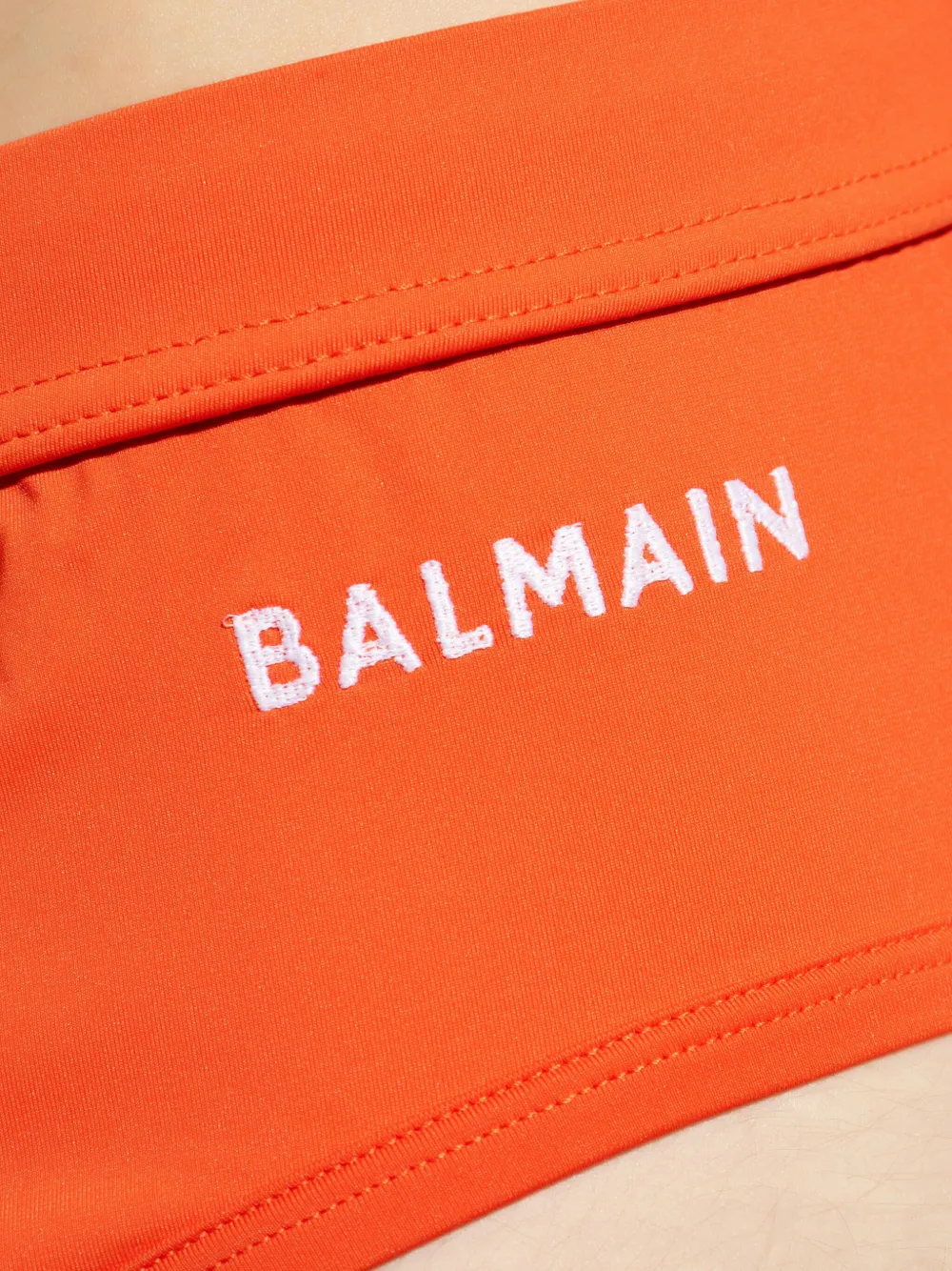 Balmain Zwembroek met logoprint Oranje
