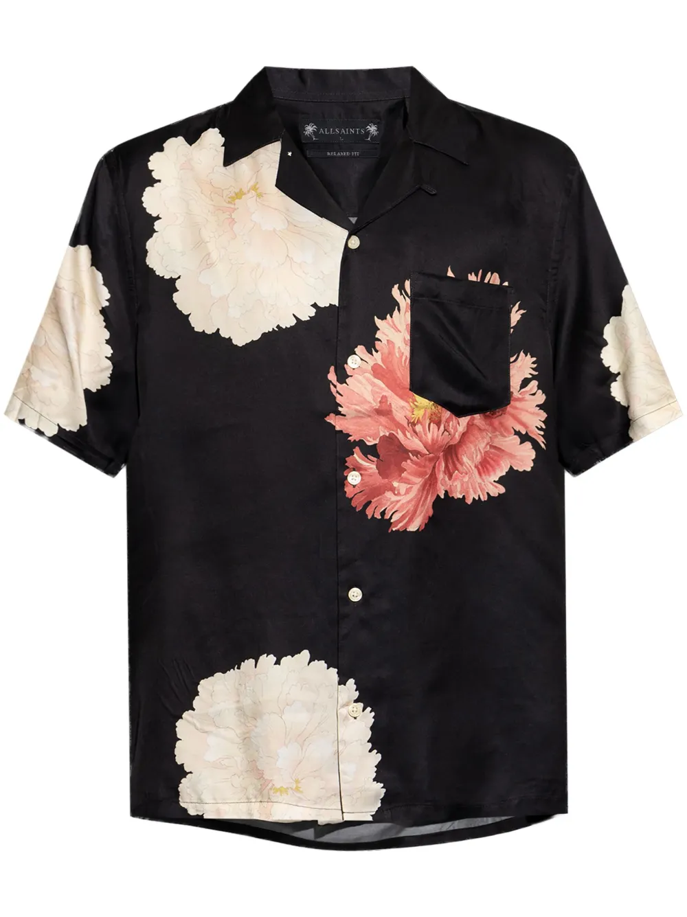AllSaints camisa Fleur | negro | Image 1