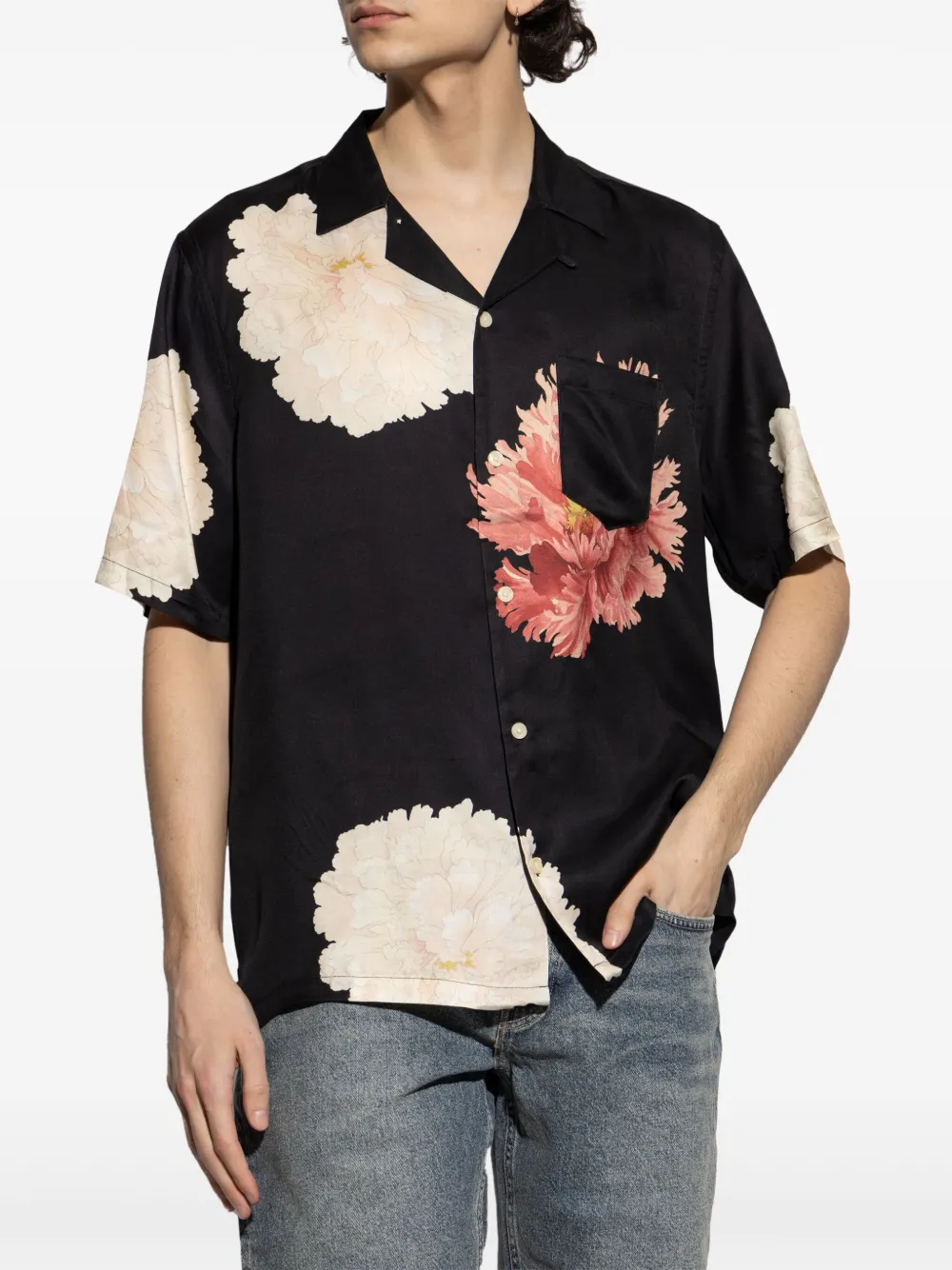 AllSaints Fleur overhemd Zwart