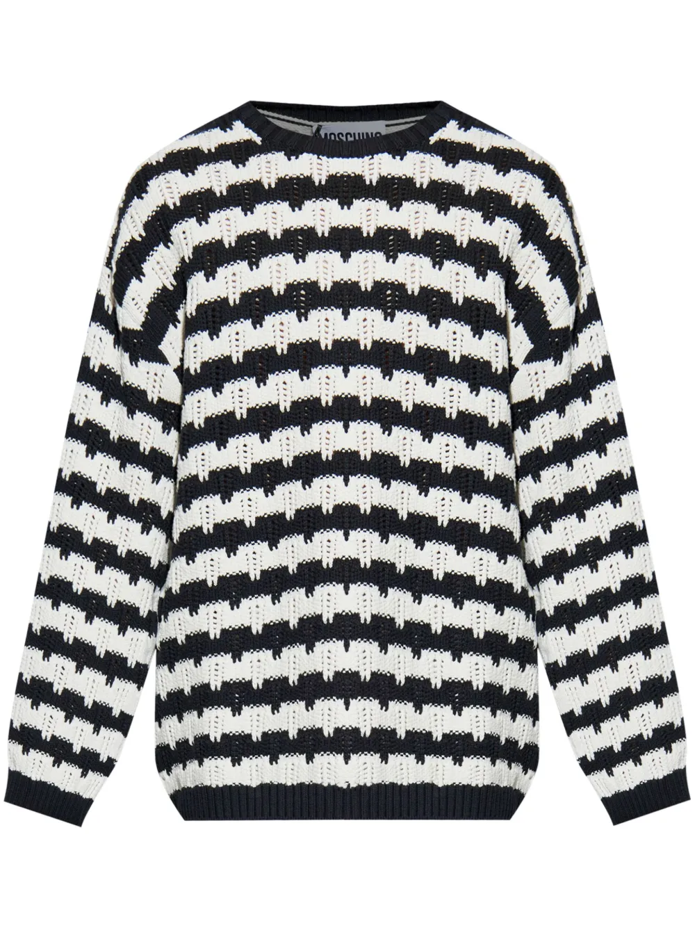Moschino Gestreepte trui Wit