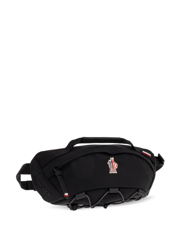 【MONCLER】24SS BELT BAG GRENOBLE ボディバッグ MONCLER GRENOBLE Logo-Appliquéd Tech-Nylon Ski Belt Bag for