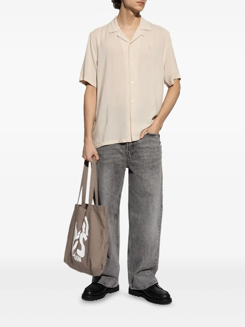 AllSaints Venice shirt - Beige