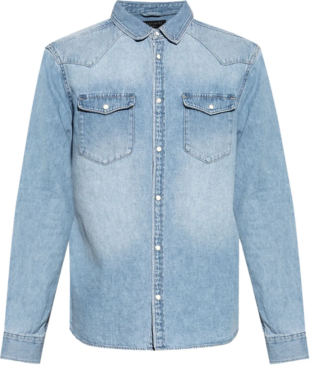 AllSaints camisa MacGowan | azul | Image 1