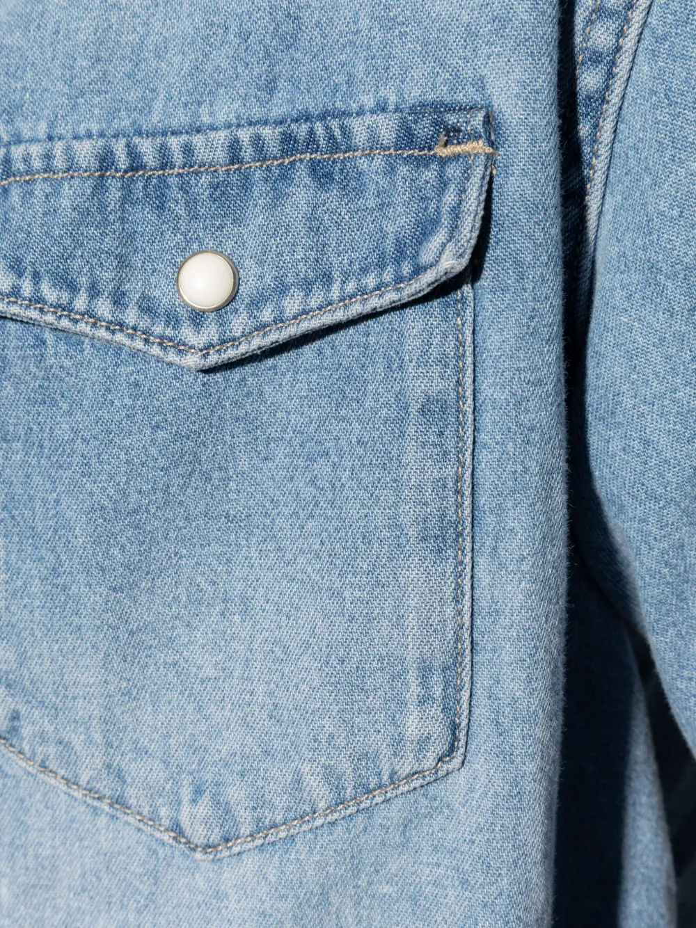 AllSaints MacGowan denim overhemd Blauw