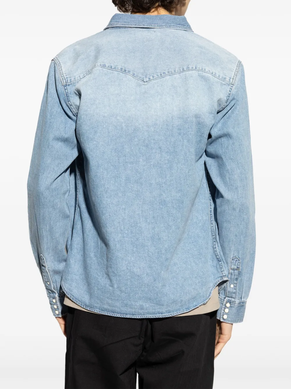 AllSaints MacGowan denim overhemd Blauw