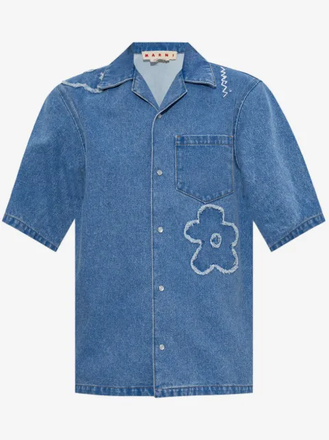 Marni floral motif shirt 