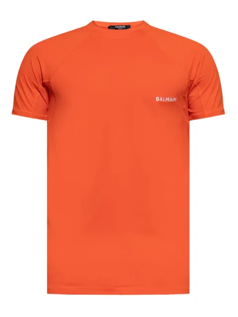 Balmain logo-embroidered T-shirt