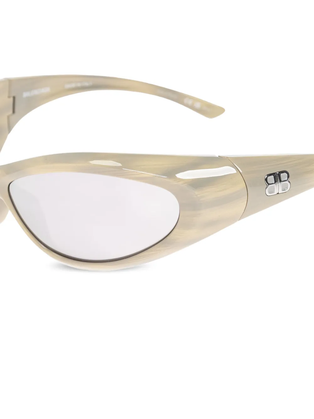 Balenciaga Eyewear Sporty B zonnebril Beige