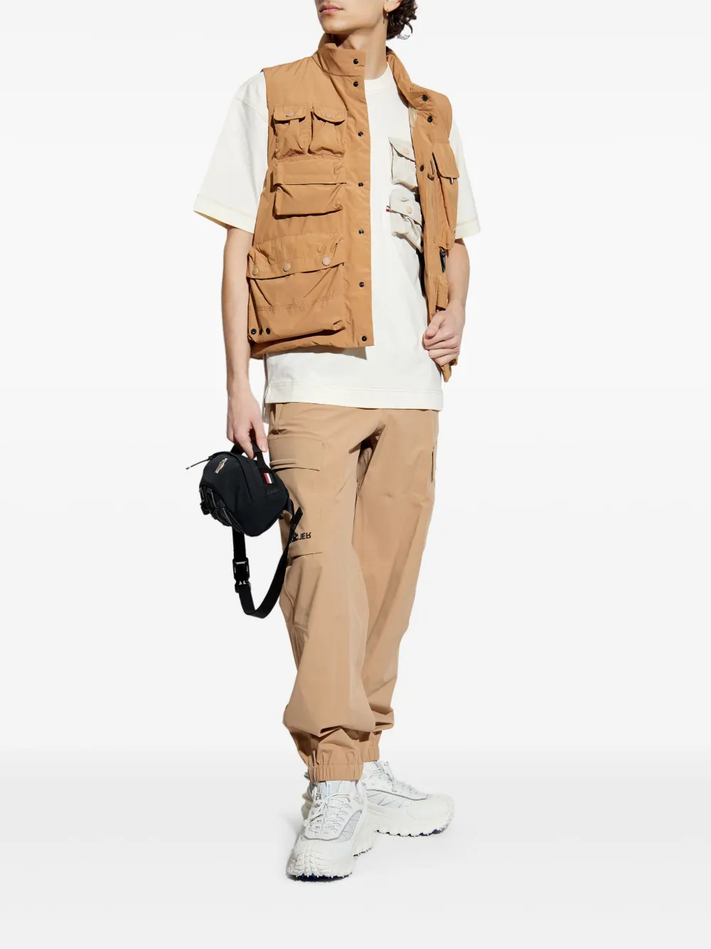 Moncler Grenoble Day-Namic gilet - Beige