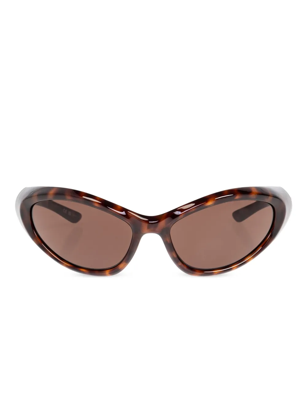 Balenciaga Eyewear Sporty B zonnebril Bruin