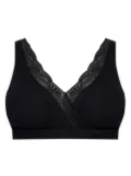 Hanro lace trim bra - Black