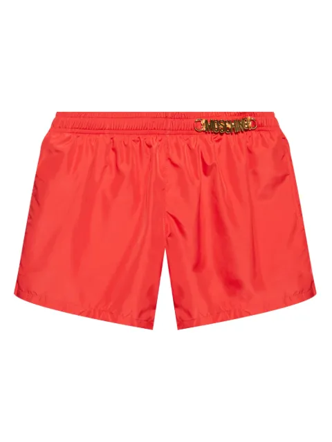 Moschino logo-lettering swim shorts