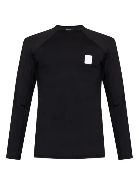 Balmain logo-embroidered swim T-shirt