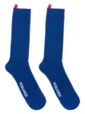 DSQUARED2 ribbed-knit socks - Blue