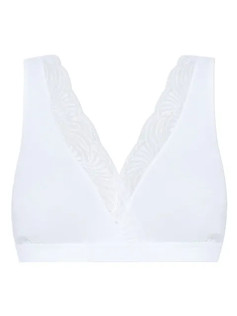 Hanro lace trim bra 