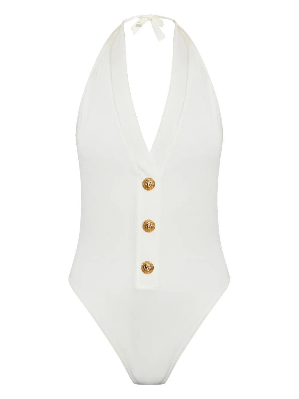 button-detailing one-piece