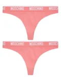 Moschino logo briefs (set of two) - Pink