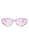 Balenciaga Eyewear oval-frame sunglasses - Purple