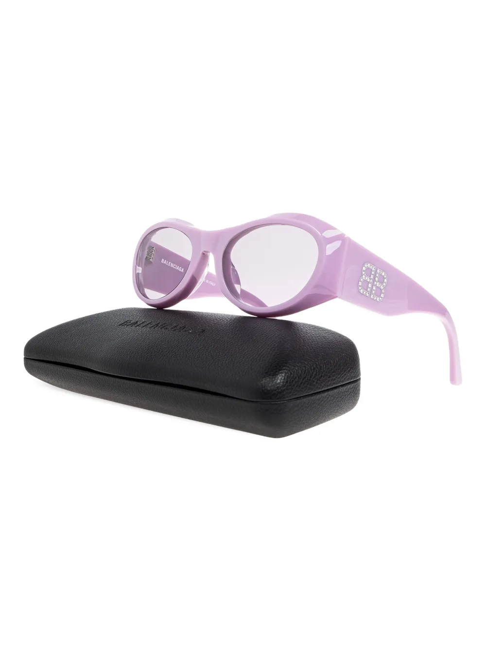 Balenciaga Eyewear oval-frame sunglasses - Paars