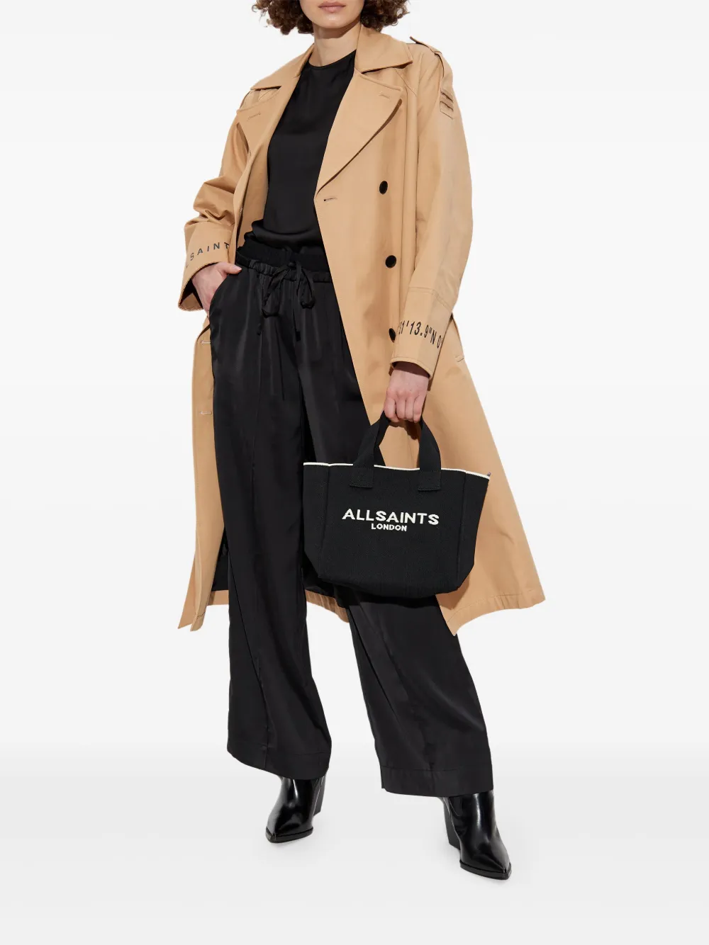 AllSaints Demmi trenchcoat - Beige