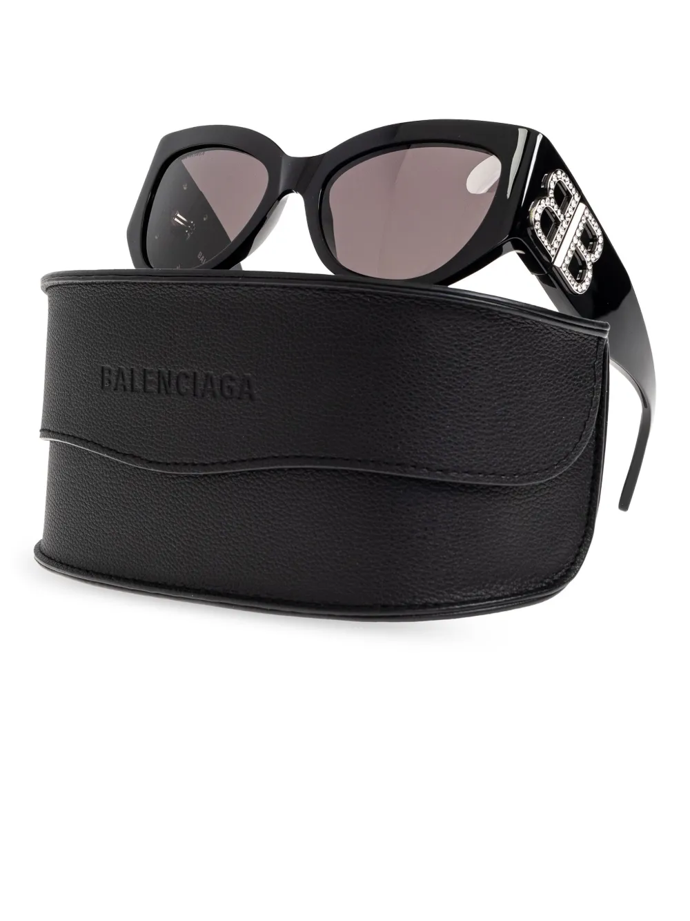 Balenciaga Eyewear Bossy sunglasses - Zwart