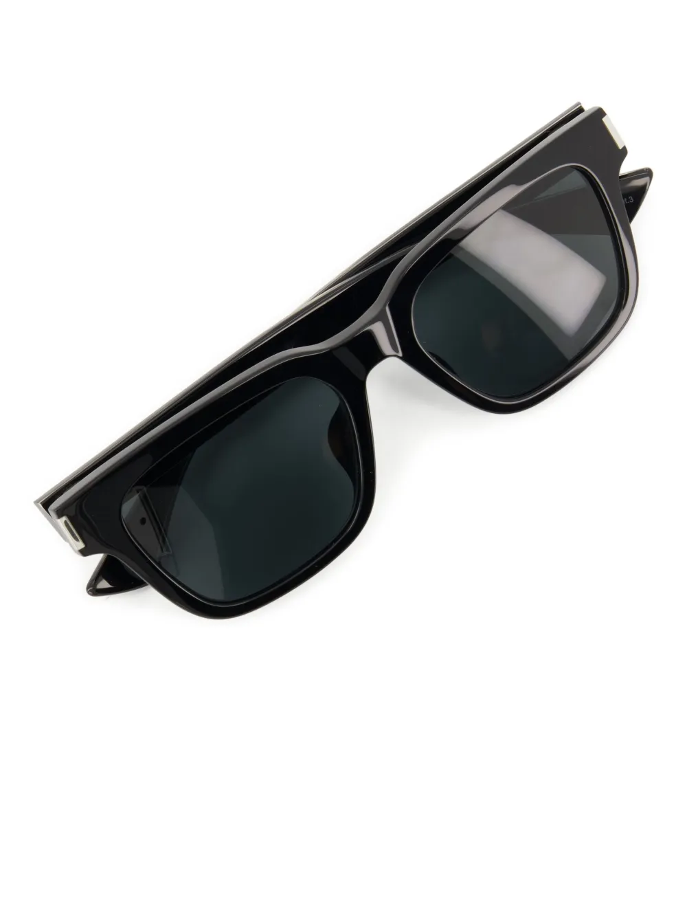 Saint Laurent Eyewear Zonnebril met wayfarer montuur Zwart